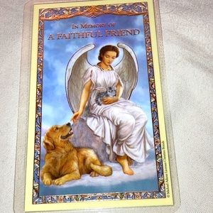 BULK Laminated Pet Memorial Prayer Cards in bulk 20 for $10